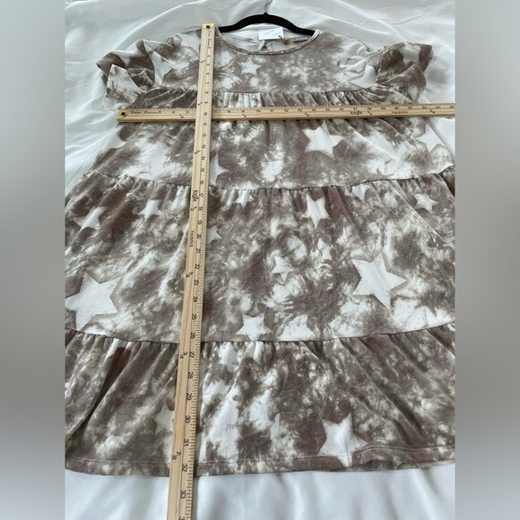 NWT Pixi & Ivy Dress Stars Rustic Babydoll Dress Size Small / Medium - Picture 3 of 6